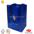 Small Blue Paper Gift Bag With Handle